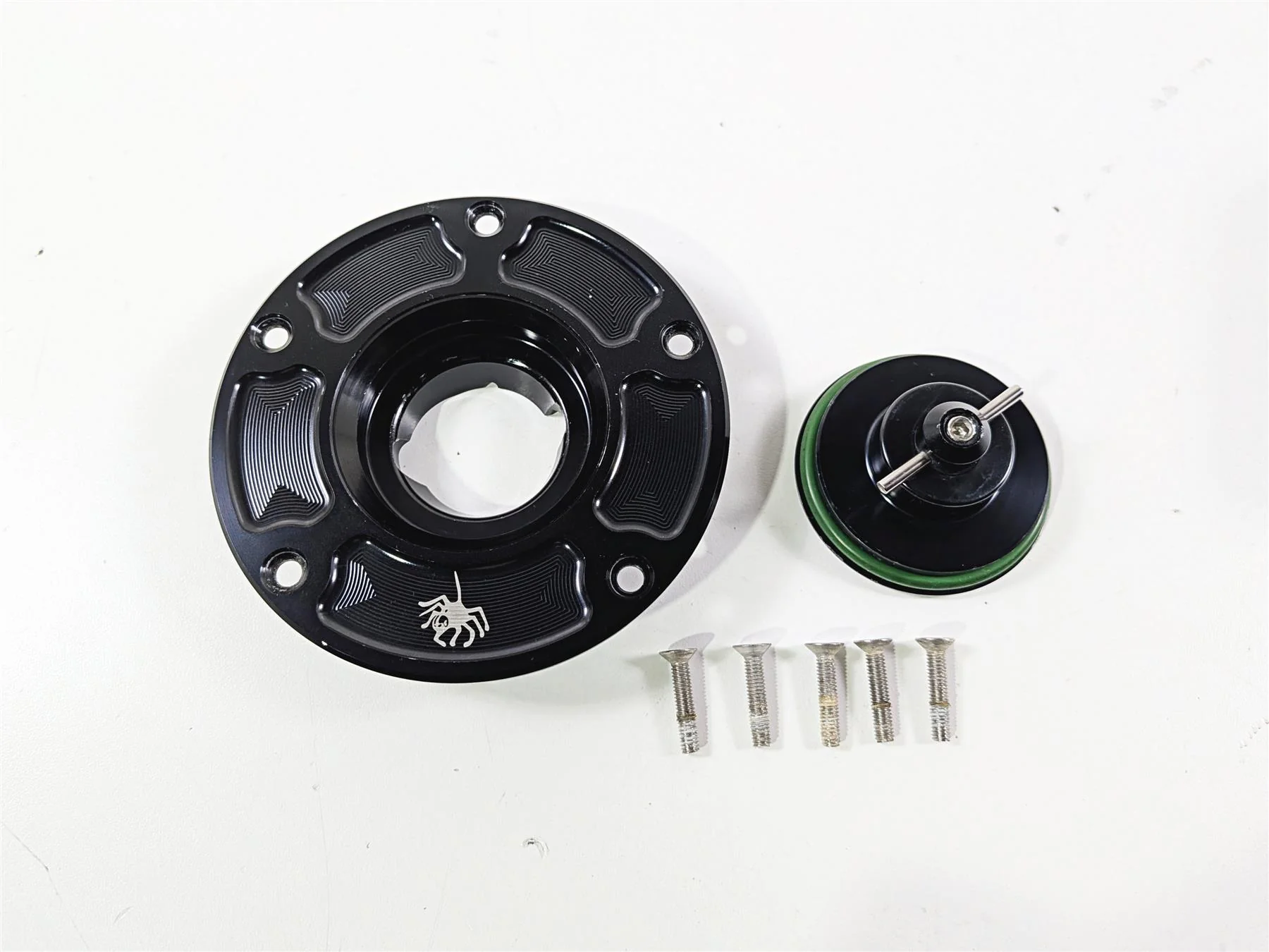 2018 Aprilia RSV4 RR Gas Cap Spider Quick Fuel Lid Inlet Tank - Image 2