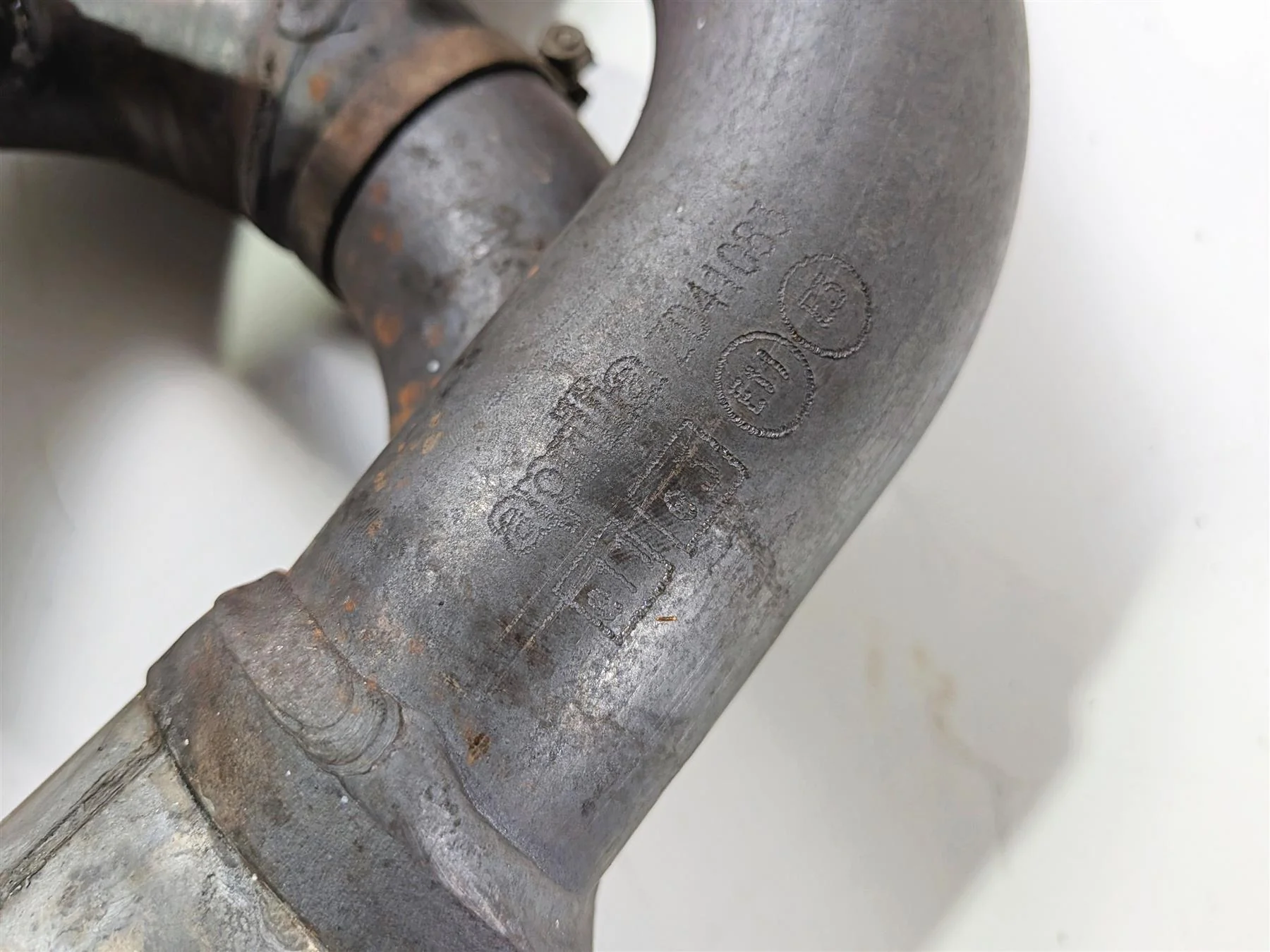 2018 Aprilia RSV4 RR Stock Exhaust Header Manifold Set 2B003106 - Image 9