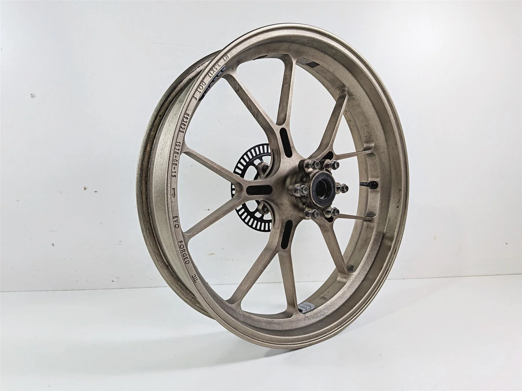 2018 Aprilia RSV4 RR Straight Evo Forged 17x3.5 Front Wheel Aluminum 2B0058766