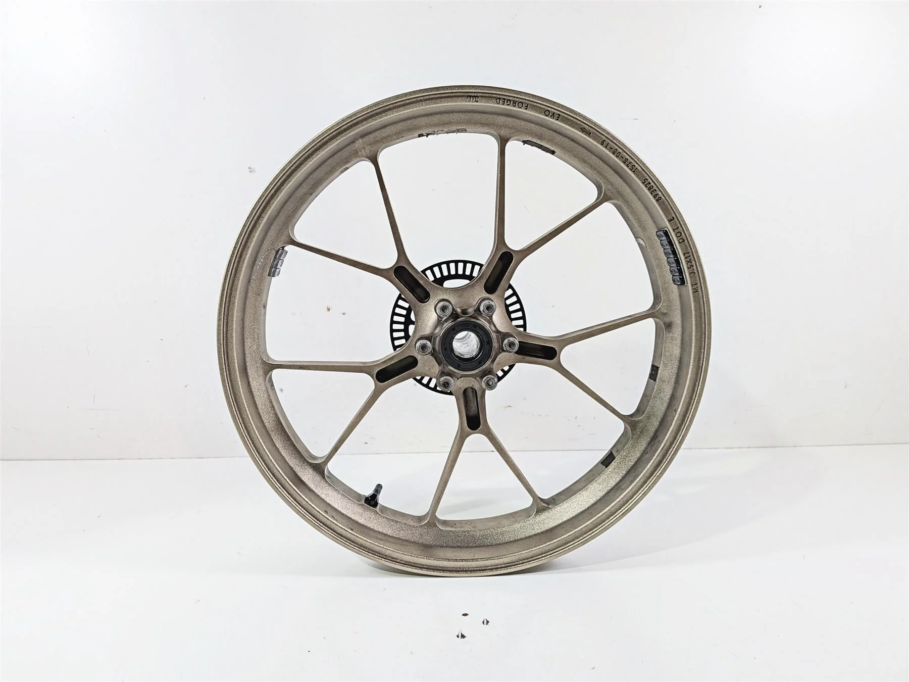 2018 Aprilia RSV4 RR Straight Evo Forged 17x3.5 Front Wheel Aluminum 2B0058766 - Image 5