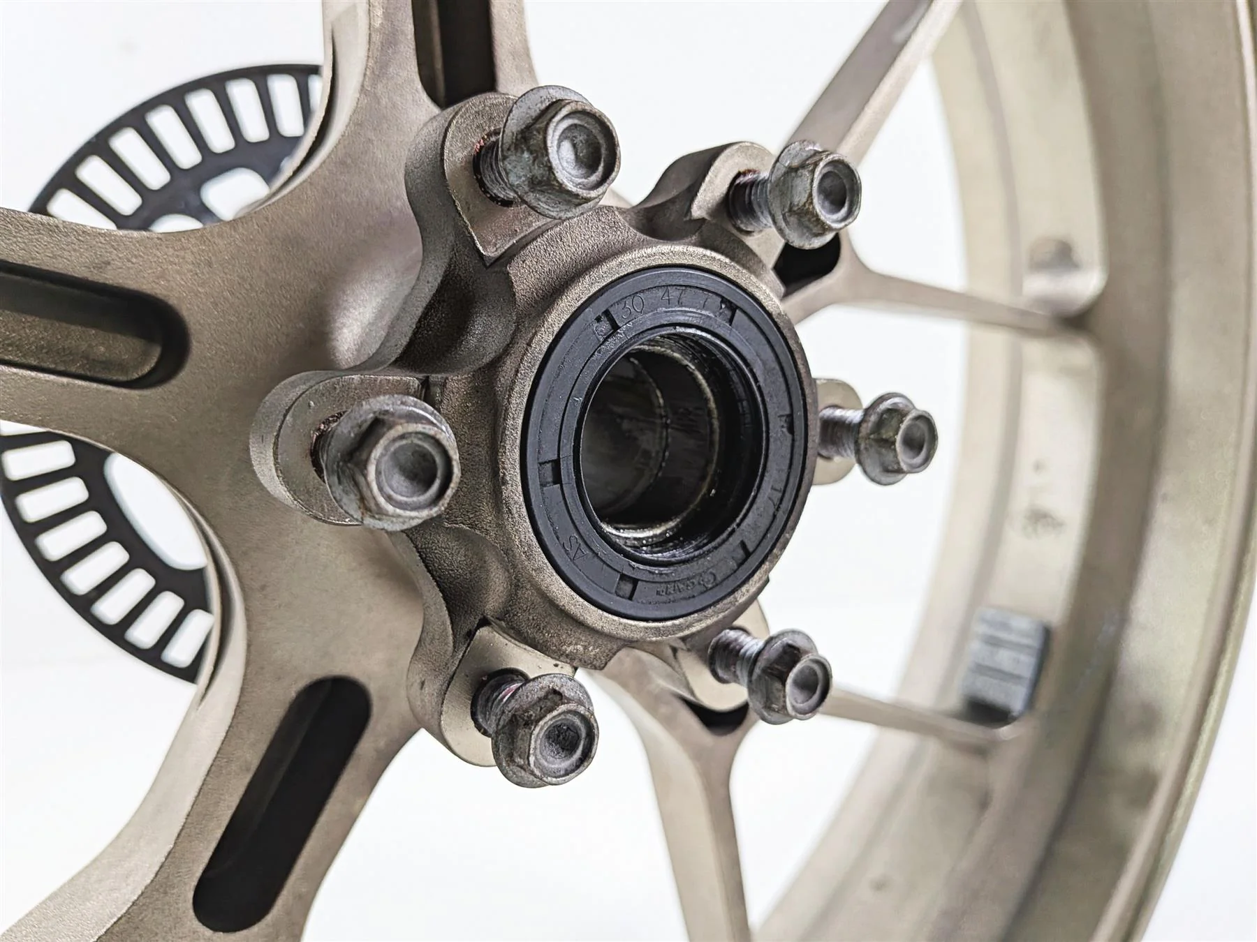 2018 Aprilia RSV4 RR Straight Evo Forged 17x3.5 Front Wheel Aluminum 2B0058766 - Image 8