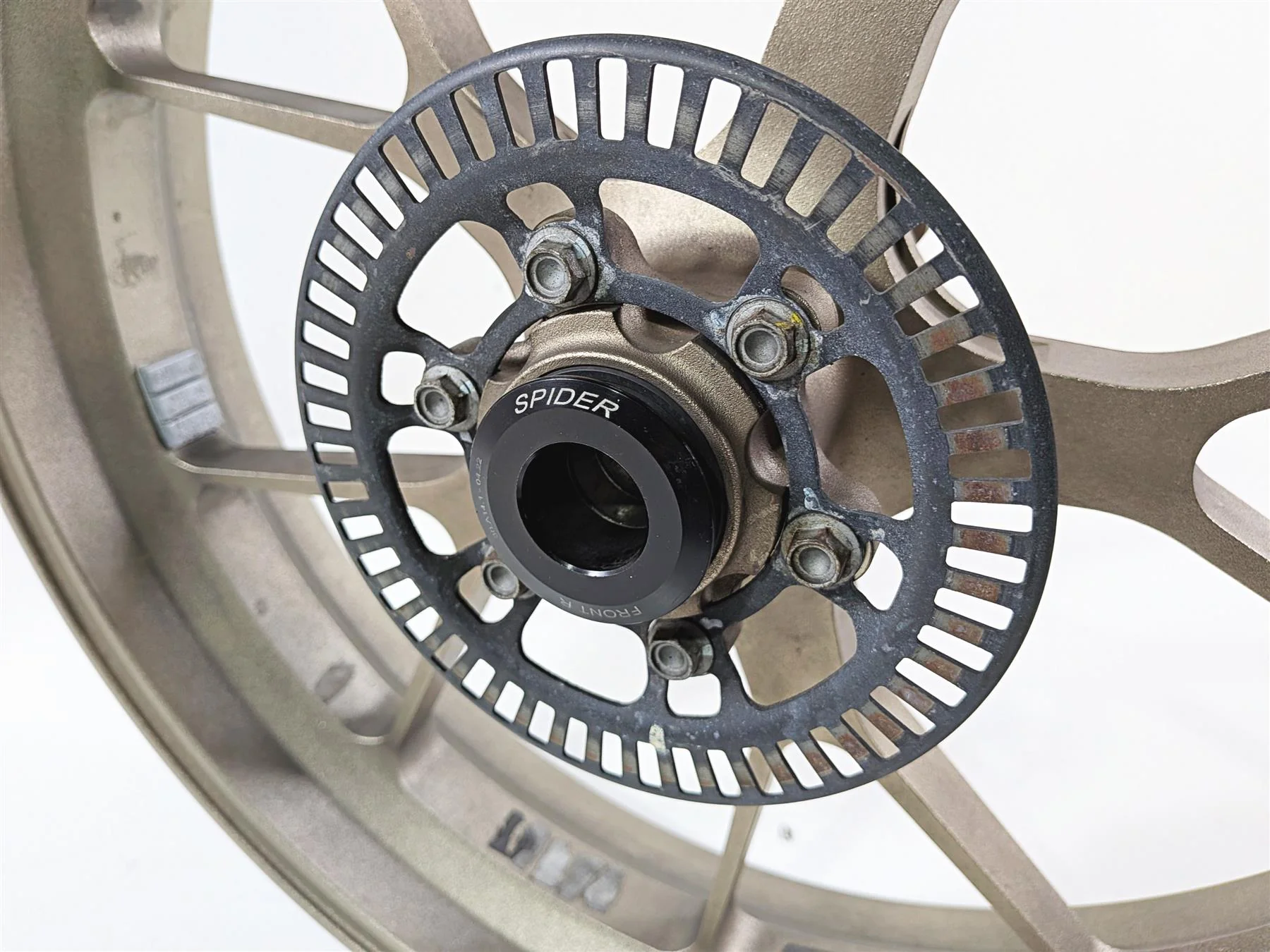 2018 Aprilia RSV4 RR Straight Evo Forged 17x3.5 Front Wheel Aluminum 2B0058766 - Image 9