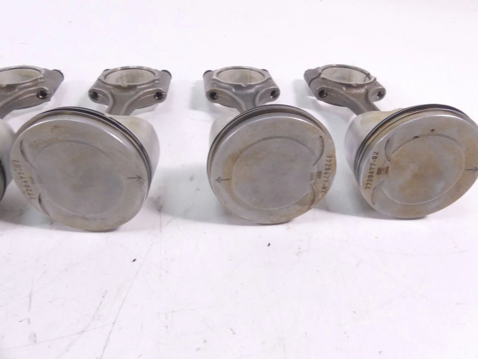 2018 BMW K1600 Bagger Pistons Piston & Connecting Rods Rod Set 11257720677 - Image 6