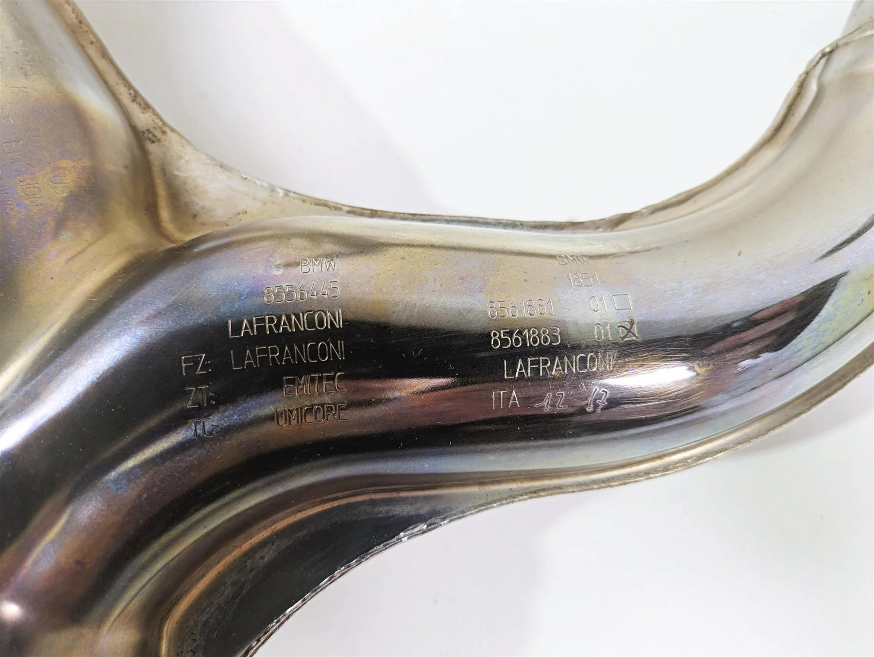 2018 BMW R nineT Urban GS K33 Chrome Exhaust Header Pipe Manifold 18518561883 - Image 6