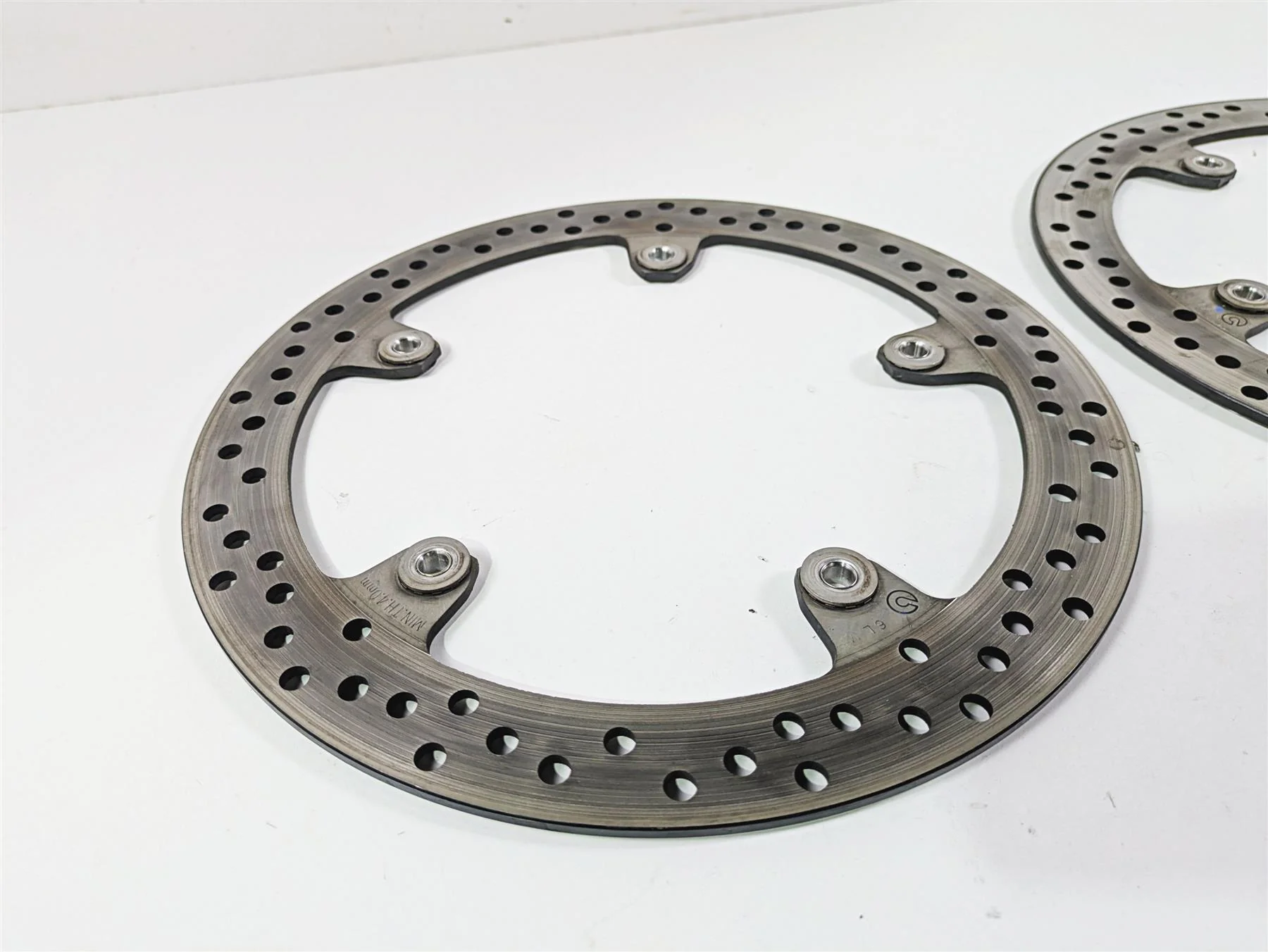 2018 BMW R nineT Urban GS K33 Front Brake Disc Rotor Set 320Mm 34118526575 - Image 4