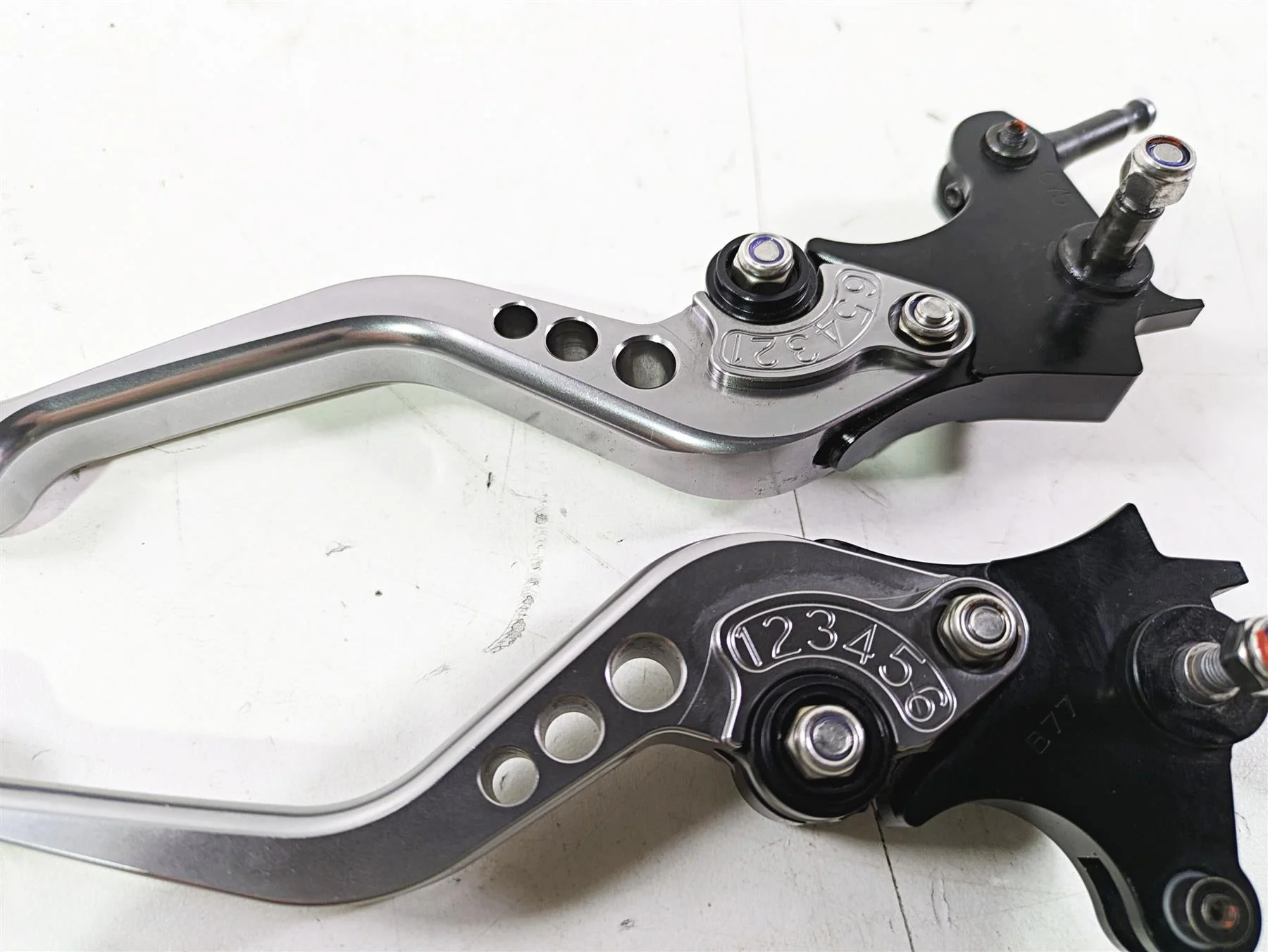2018 BMW R1200GS GSW K50 Pazzo Racing Short Brake Clutch Lever Set B-77 C-75 - Image 6