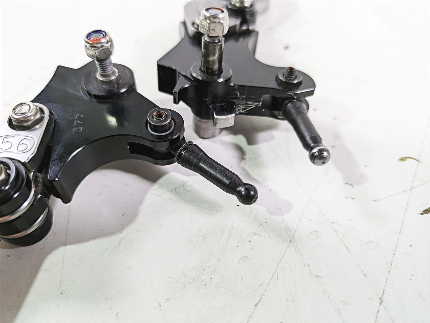 2018 BMW R1200GS GSW K50 Pazzo Racing Short Brake Clutch Lever Set B-77 C-75 - Image 8