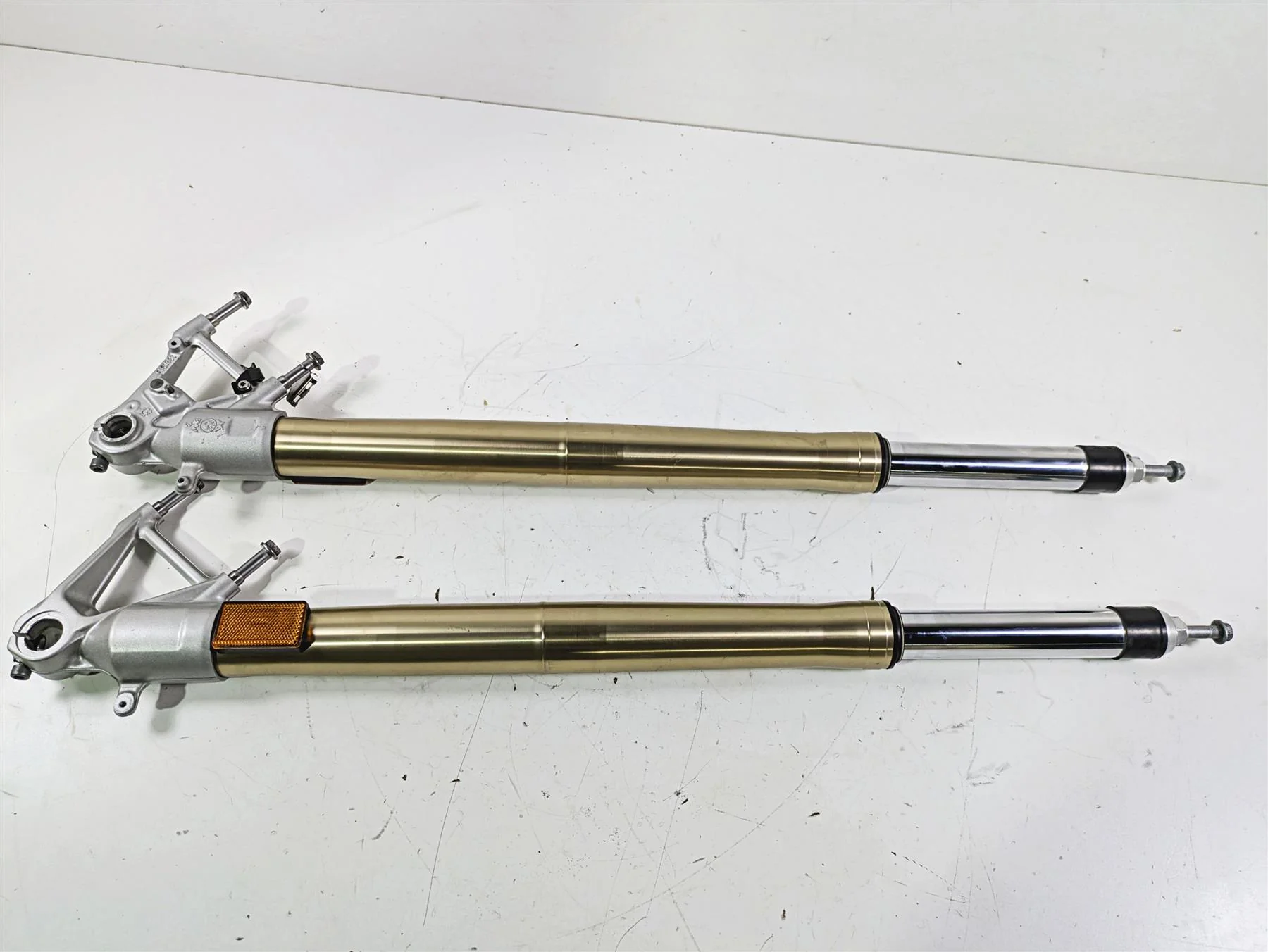 2018  BMW R1200GS GSW K50 Straight Front Fork Leg Set 31428393003 31428393004 - Image 2