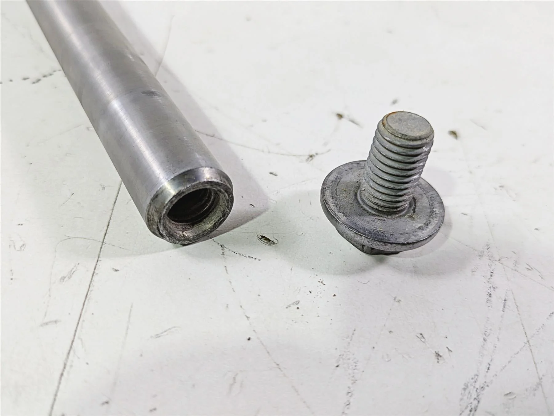 2018  BMW R1200GS GSW K50 Straight Front Wheel Spindle Axle 36318520418 - Image 6