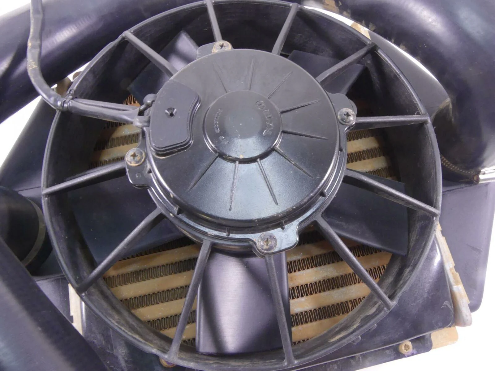 2018 Can Am Maverick X3 X DS Turbo R Intercooler Radiator Fan Set 707800782 - Image 7