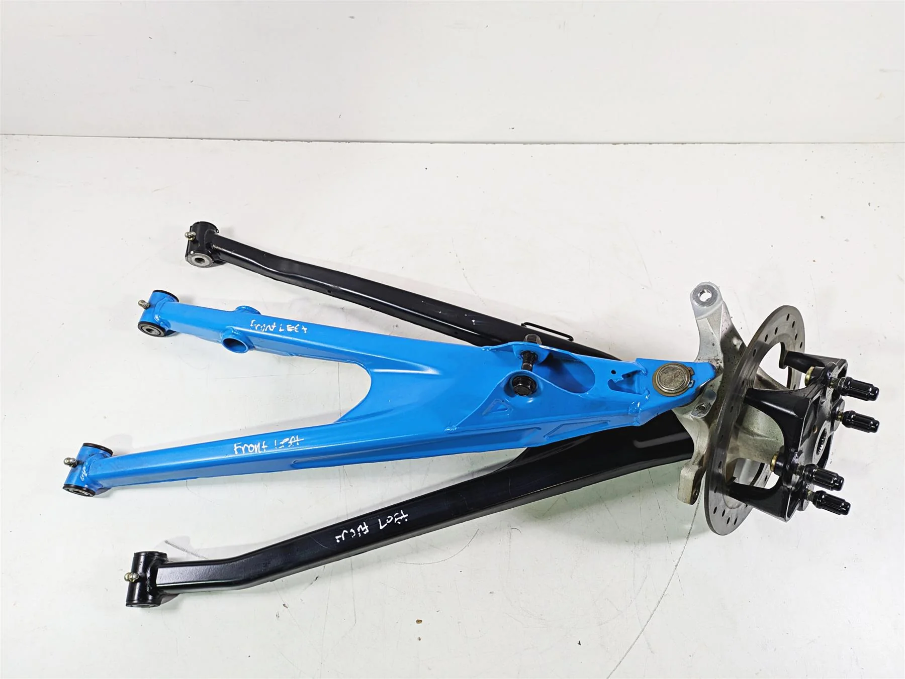 2018 Can Am Maverick X3 XRC Turbo R Front Left Knee Assembly 72" Blue 706203128 - Image 3