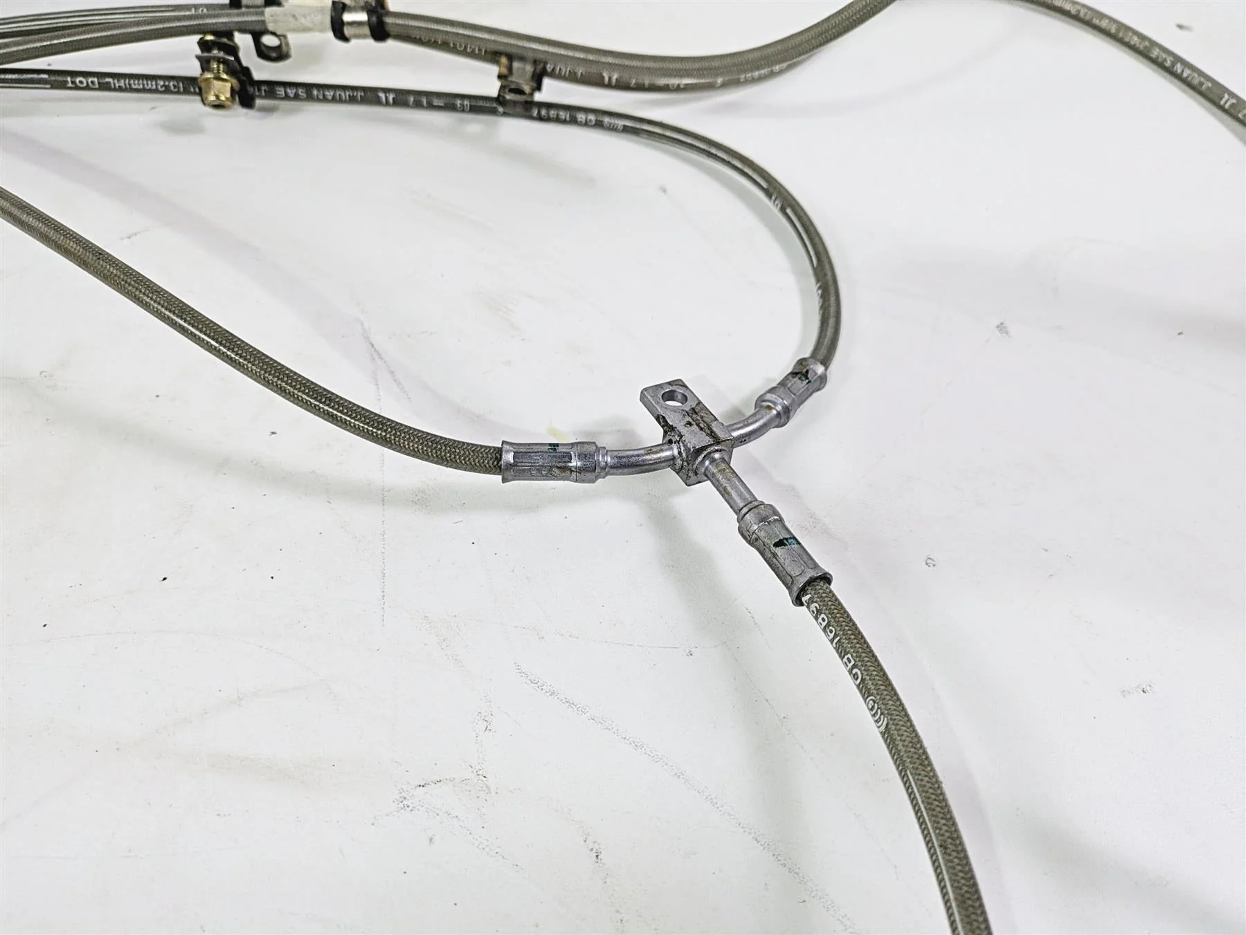2018 Can Am Maverick X3 XRC Turbo R Front Rear Brake Lines 705601495 705601496 - Image 7