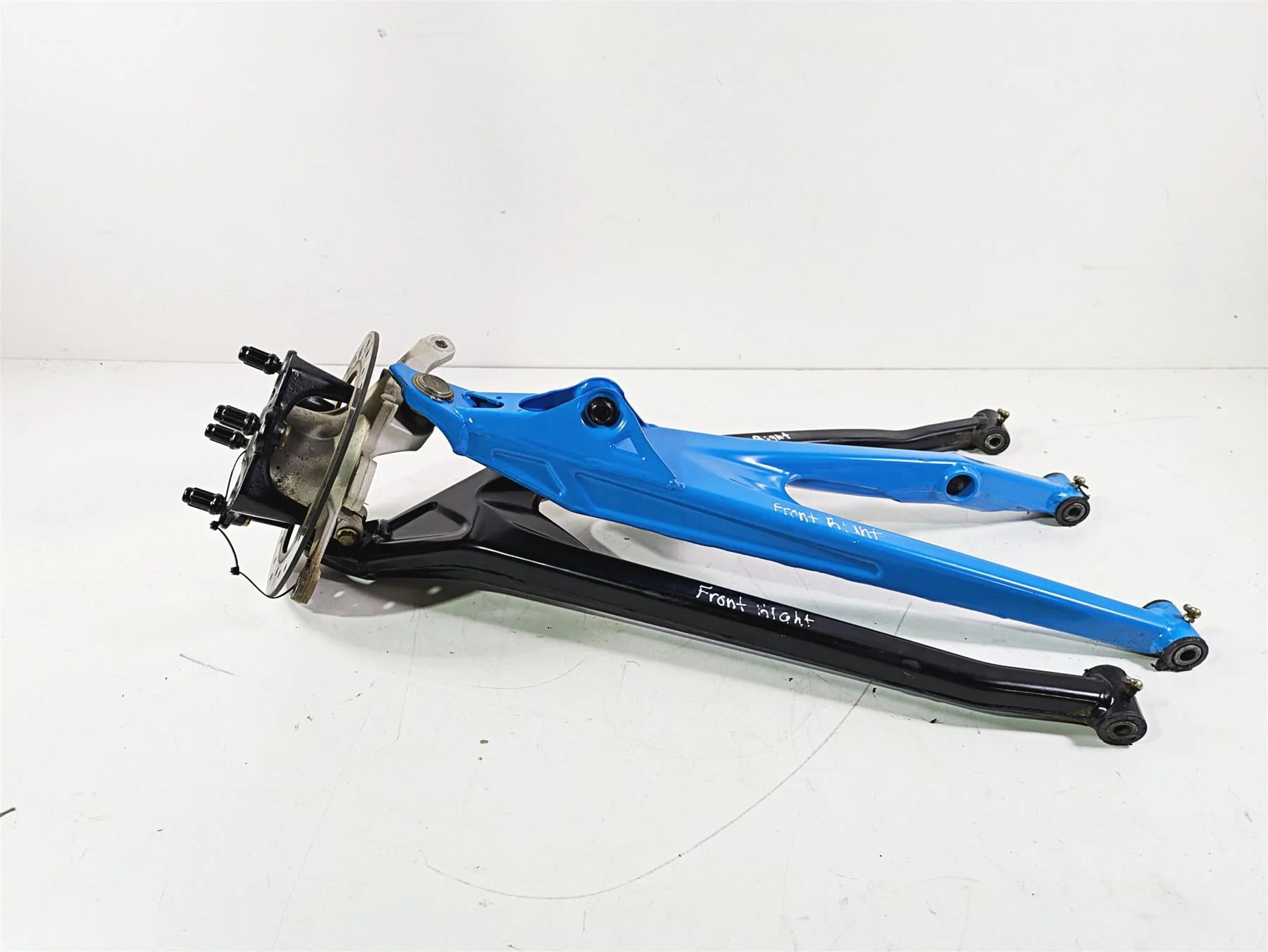2018 Can Am Maverick X3 XRC Turbo R Front Right Knee Assembly 72" Blue 706203129 - Image 11
