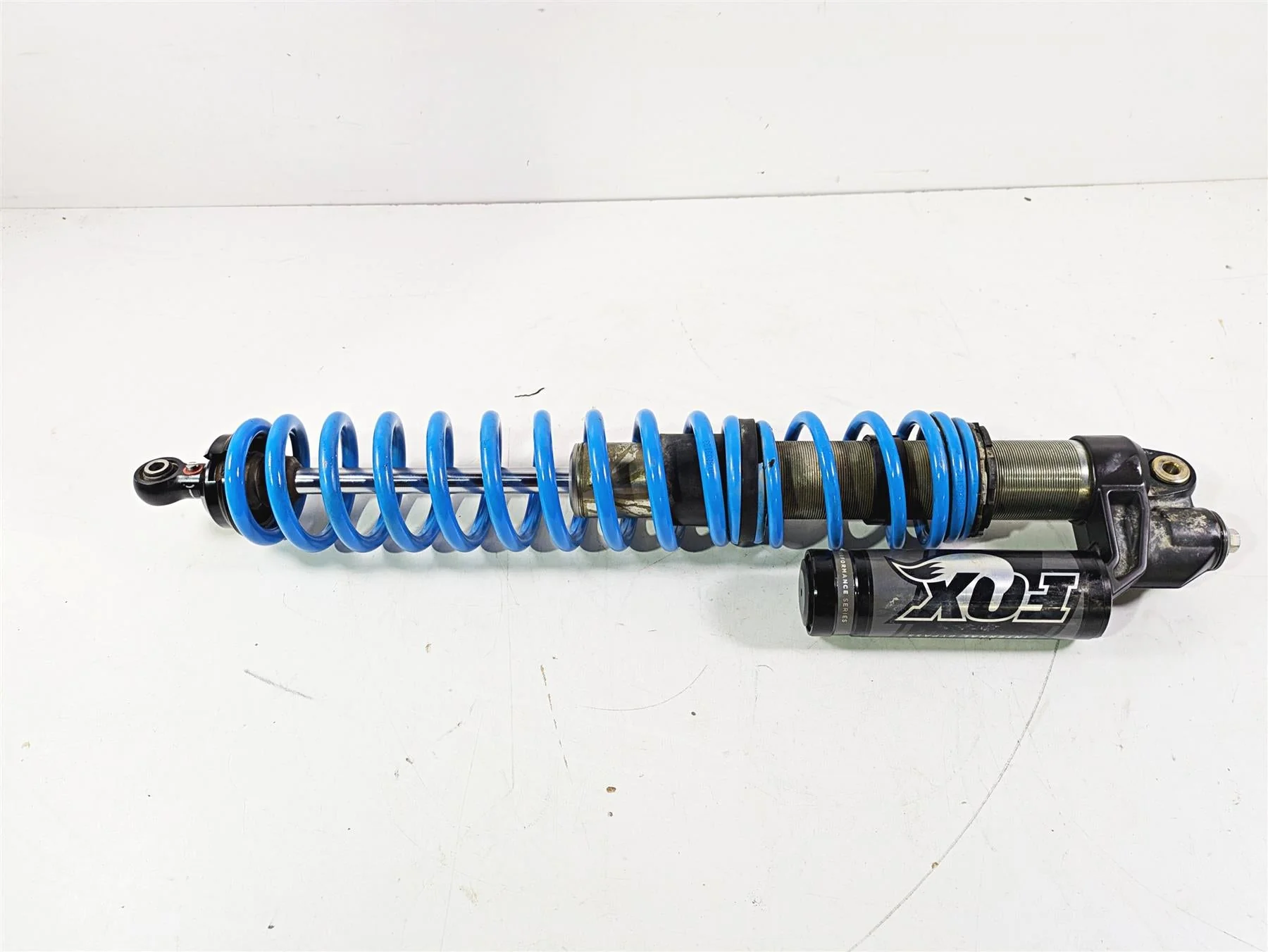 2018 Can Am Maverick X3 XRC Turbo R Left Front Shock Damper Fox Blue 706202856 - Image 7