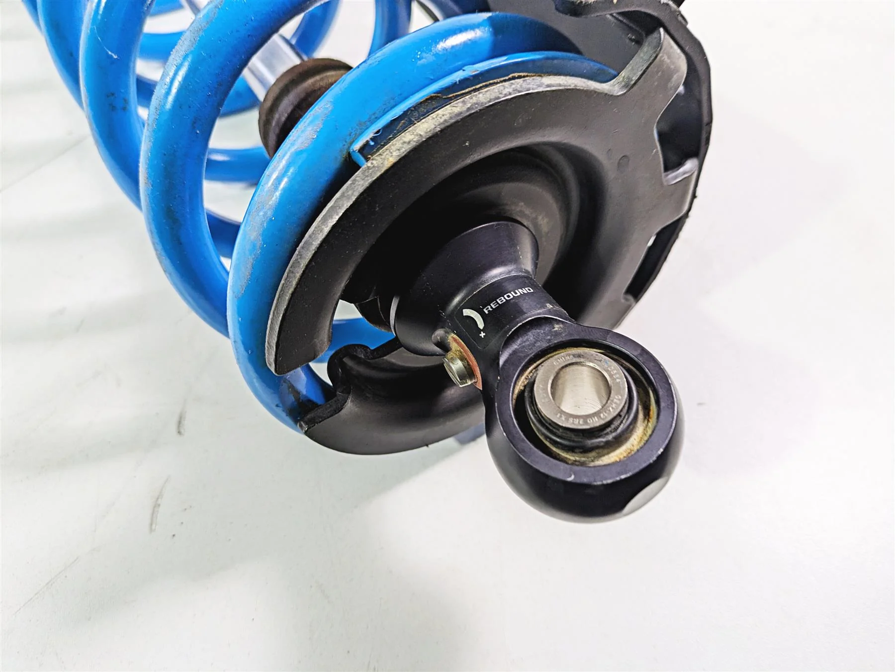 2018 Can Am Maverick X3 XRC Turbo R Left Rear Shock Damper Fox Blue 706002255 - Image 3
