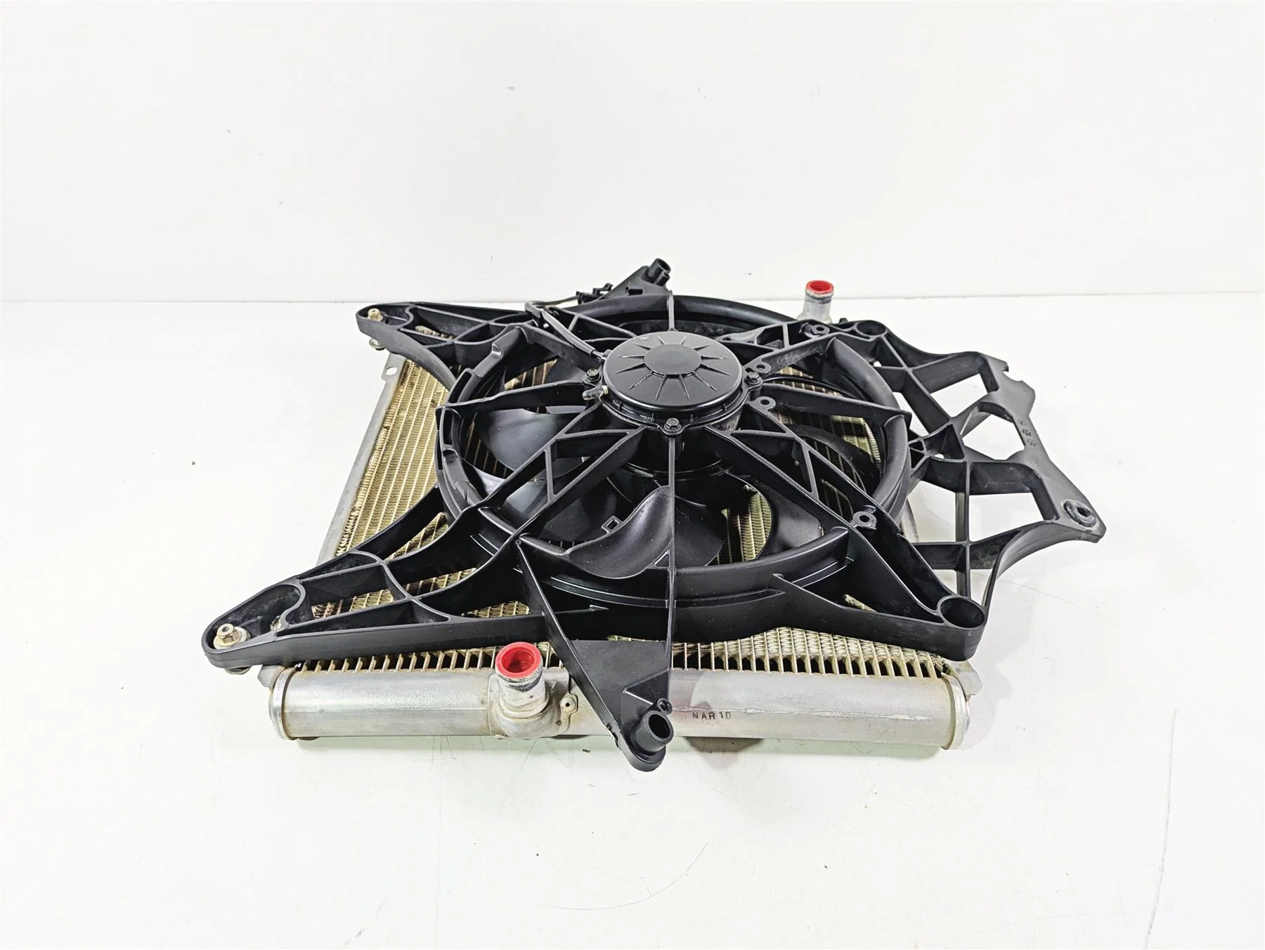 2018 Can Am Maverick X3 XRC Turbo R Radiator & Fan Set Dents- No Leaks 709200703 - Image 2