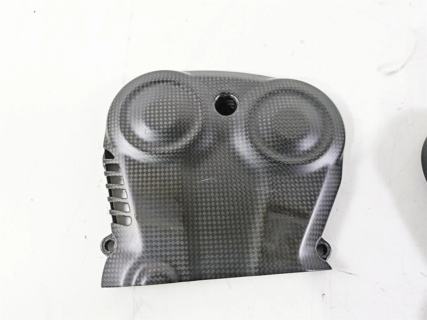 2018 Ducati Hypermotard 939 SP Carbon Fiber Timing Cover Fairing Set 24511081B - Image 3
