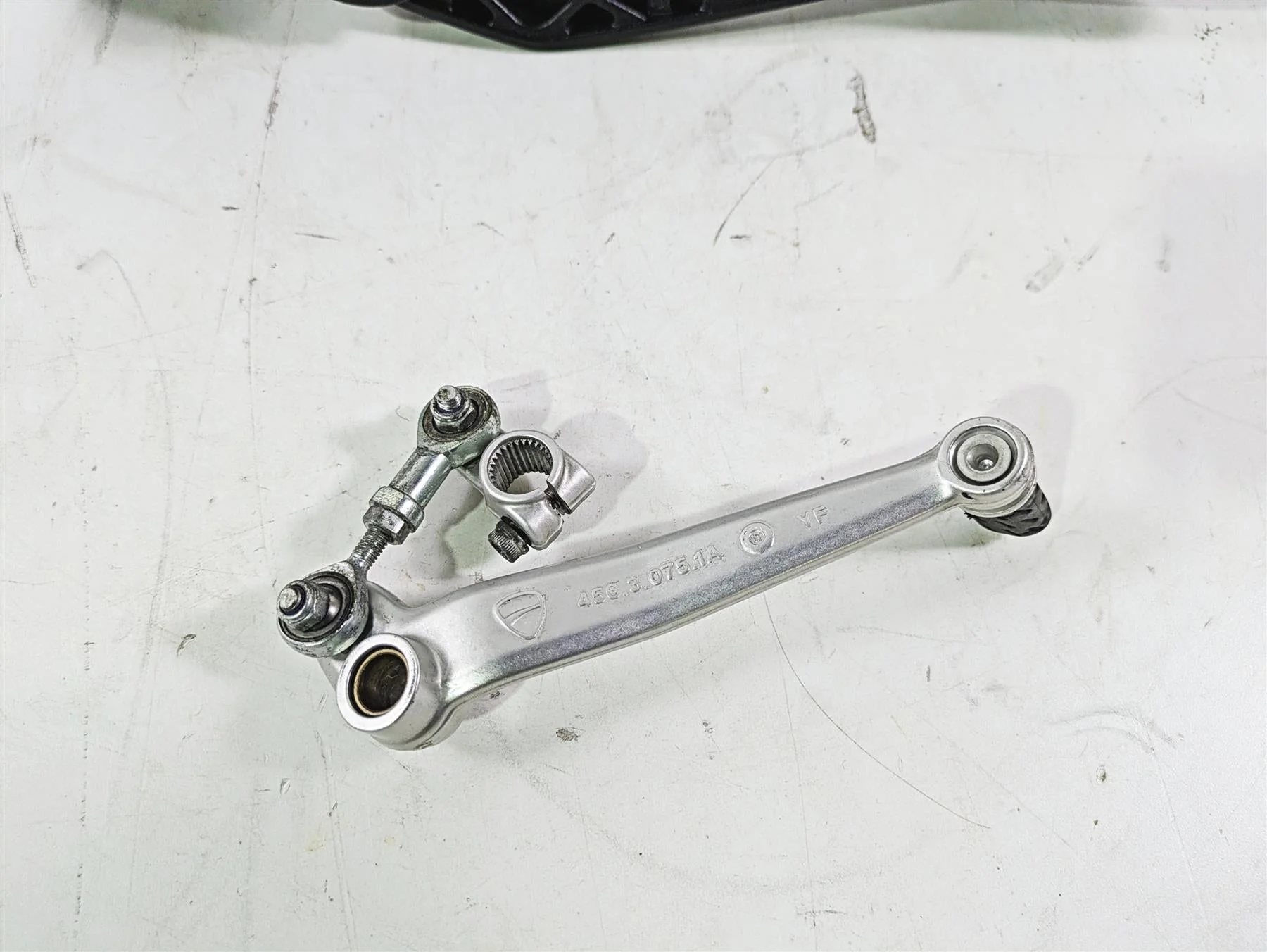 2018 Ducati Hypermotard 939 SP Left Foot Pegs & Mount & Shifter 82412111AA - Image 9