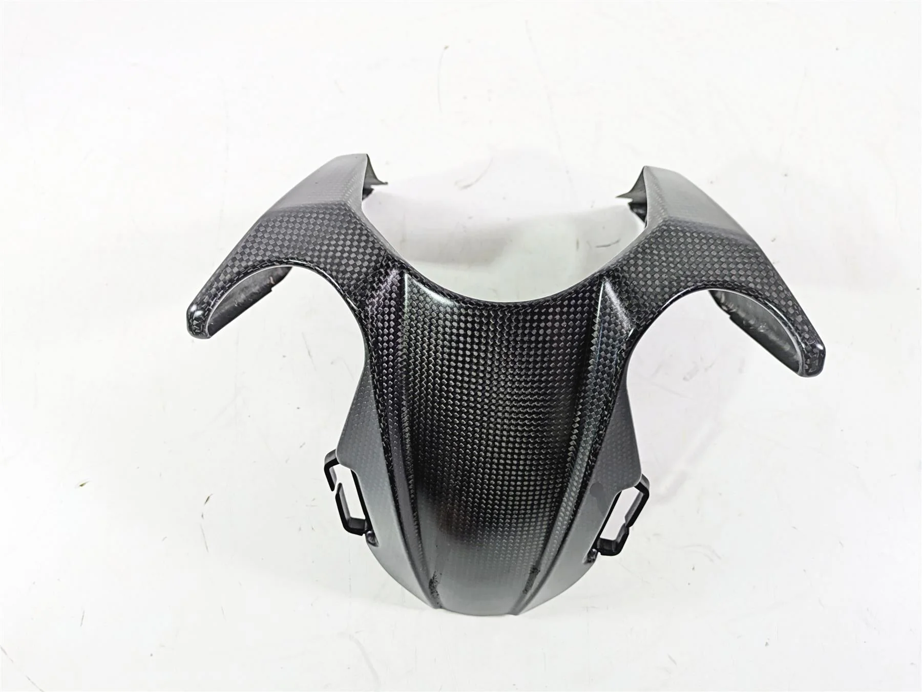 2018 Ducati Hypermotard 939 SP Lower Front Carbon Fiber Fender 564Z0081A - Image 4