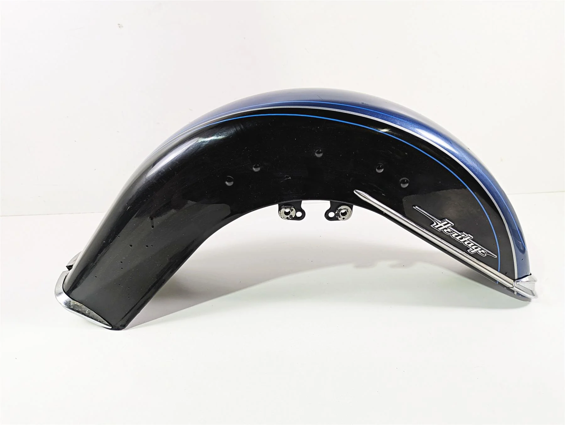 2018 Harley FLHCS Softail Heritage 115th Front Fender 2-T Legend Blue 58900203 - Image 2