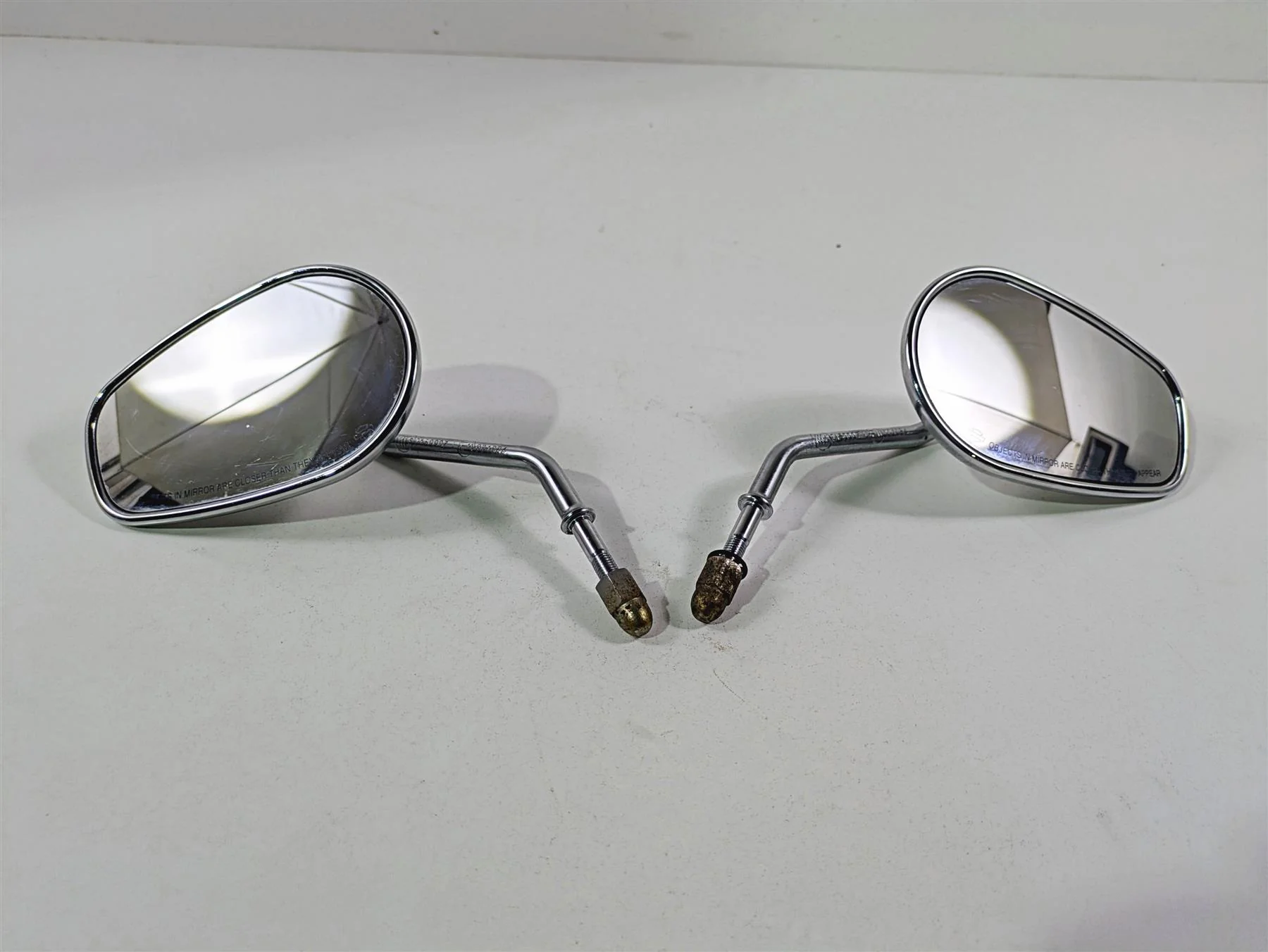 2018 Harley FLHCS Softail Heritage 115th Rear View Mirror Set 91840-03 91845-03
