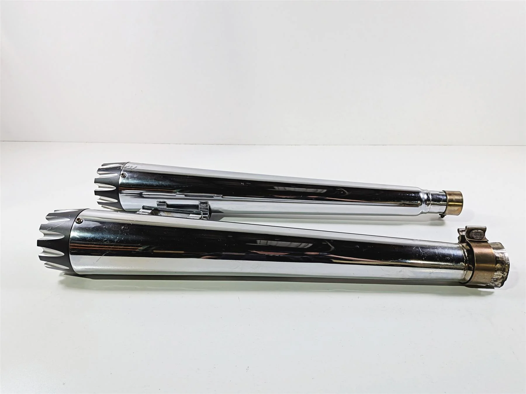 2018 Harley FLHTCU Touring Electra Glide Aftermarket Megaphone Slip On Mufflers