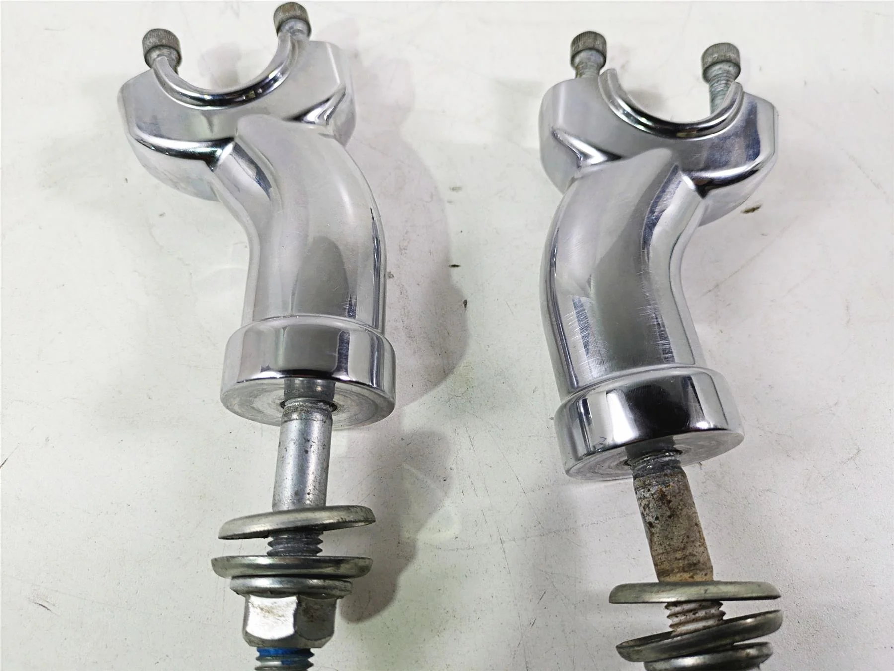 2018 Harley FXBR Softail Breakout Handlebar Handle Bar Risers Set 55900102 - Image 10