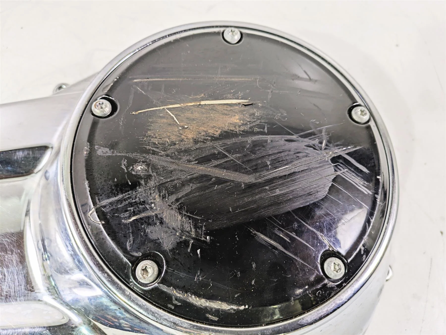 2018 Harley FXBR Softail Breakout Outer Primary Drive Clutch Cover 25700559 - Image 5