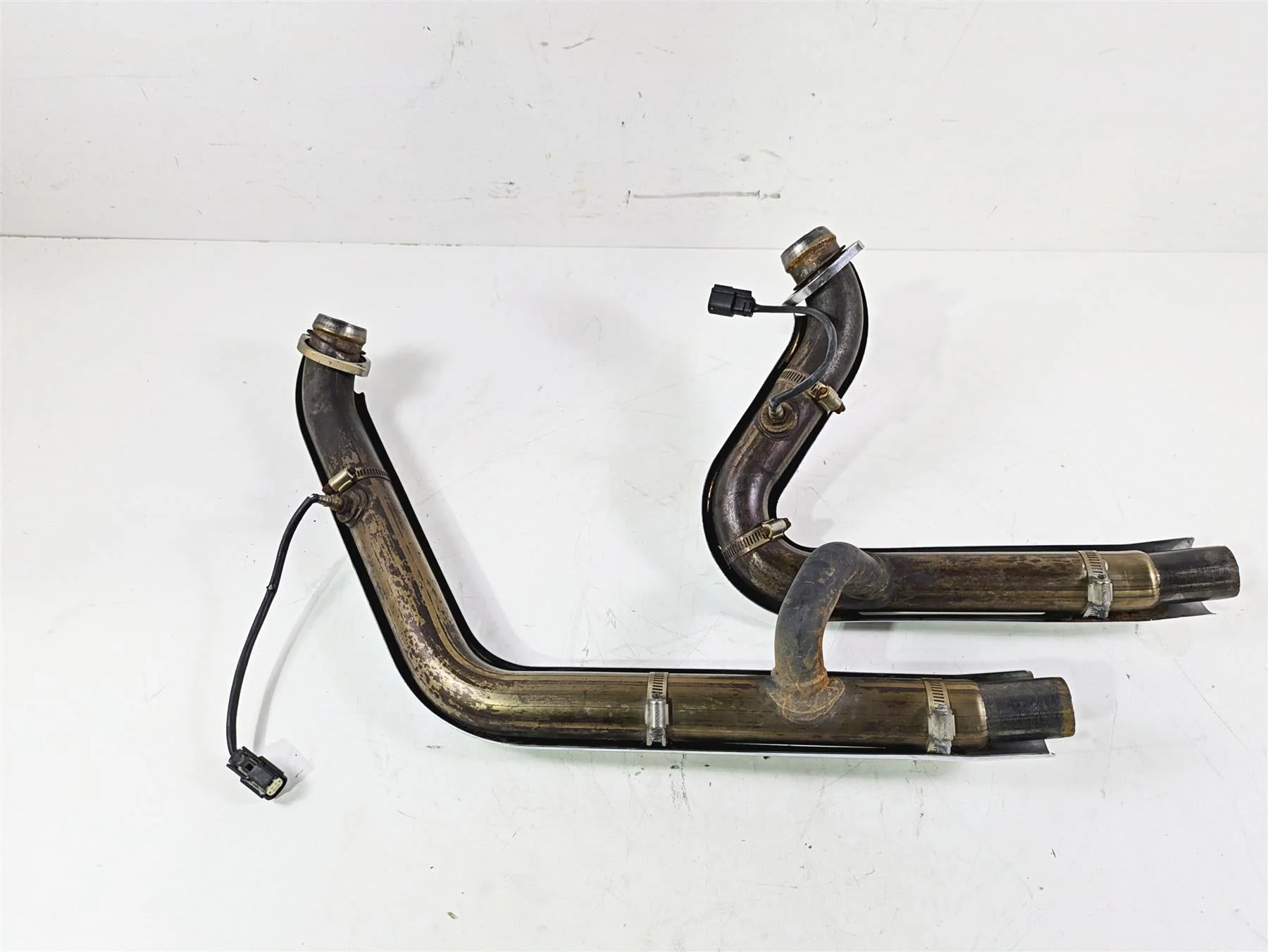 2018 Harley FXBR Softail Breakout Stock Exhaust Header Manifold Set 65600259 - Image 7