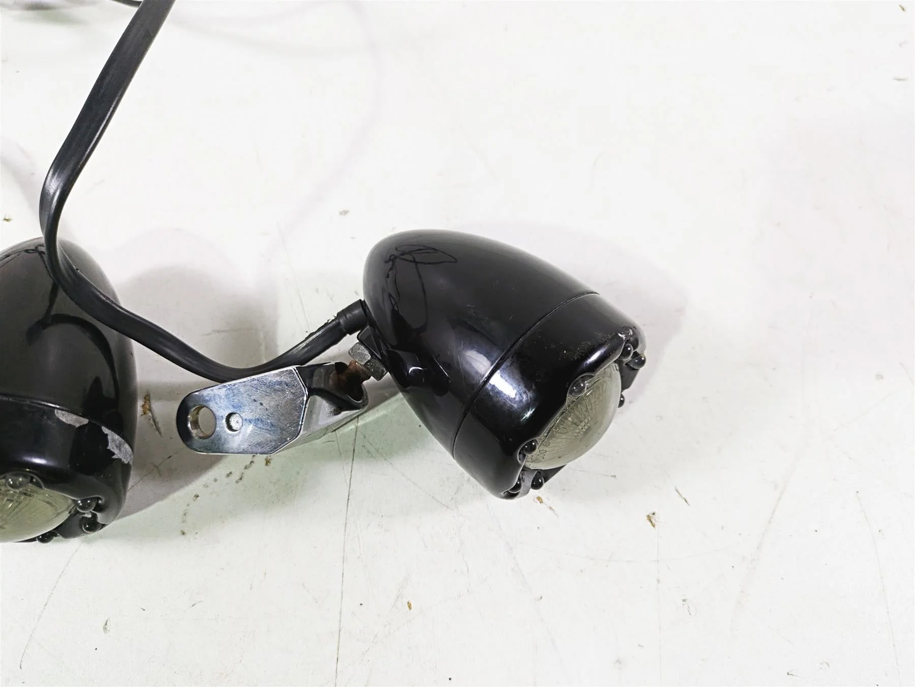 2018 Harley Softail FXFBS Fat Bob Front Led Turn Signal Set - Read PB-BR-AW-57 - Image 12