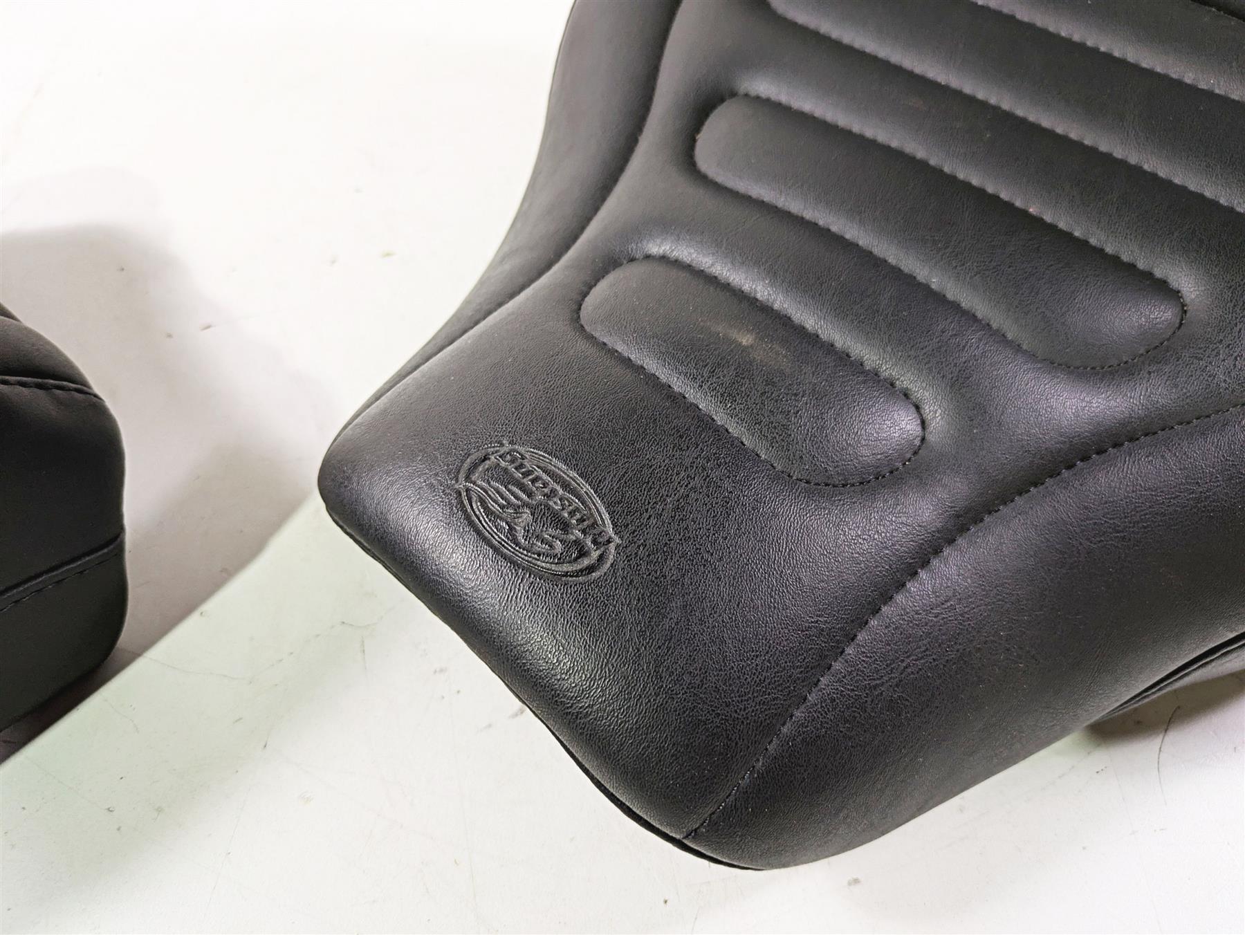 2018 Harley Softail FXFBS Fat Bob Mustang Touring Seat Saddle & Backrest 79334 - Image 11