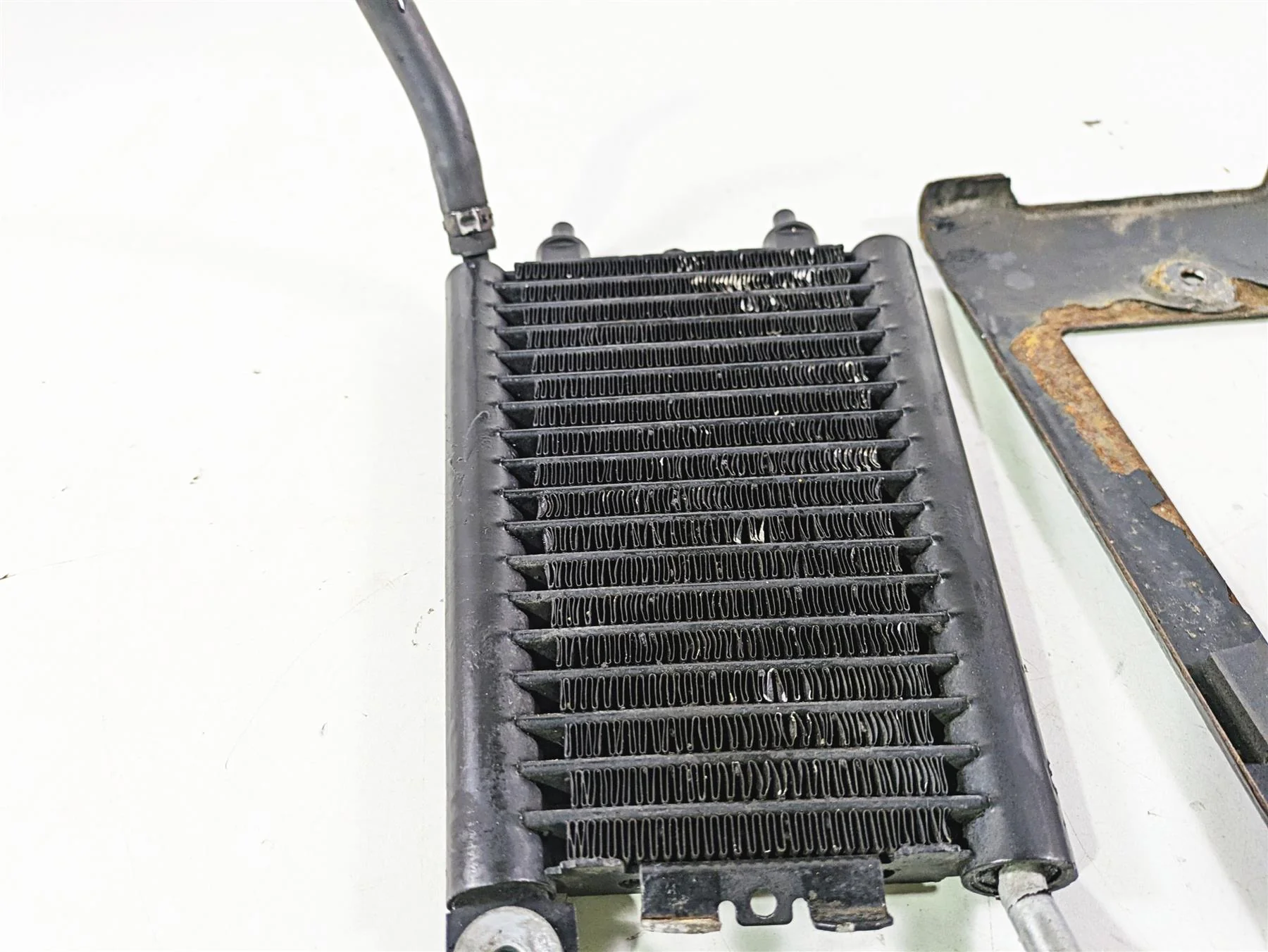 2018 Harley Softail FXFBS Fat Bob Oil Cooler Cover Line Set - No Leaks 62700191 - Image 5