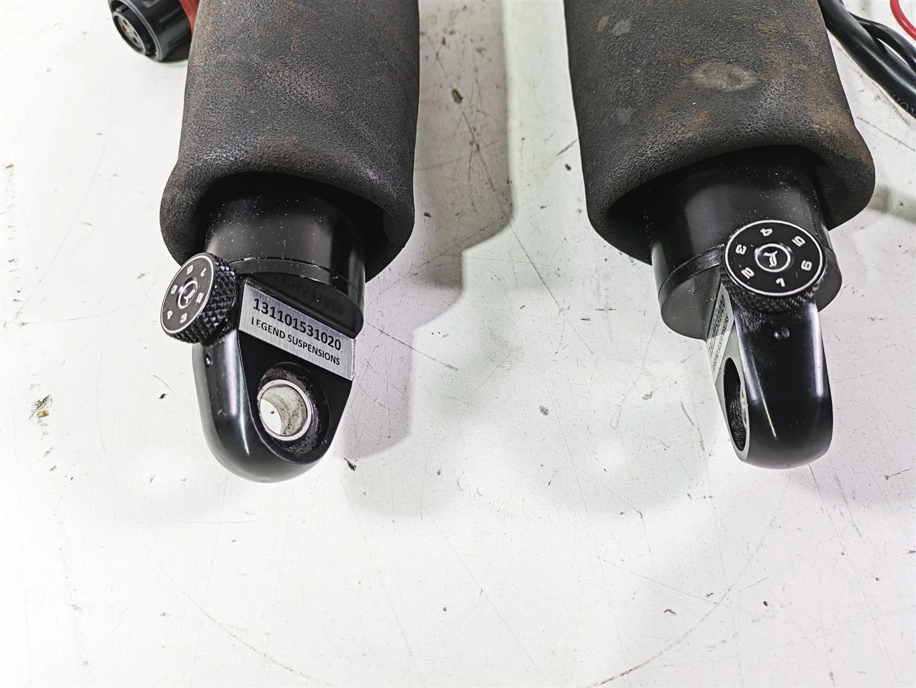 2018 Harley Touring FLHXSE CVO Street Glide Legends Suspensions Air Ride Shocks FOR PARTS 1311-0150 - Image 11