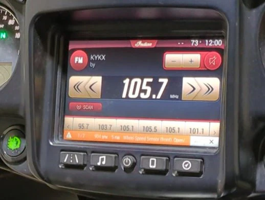 2018 Indian Chieftain Dark Horse Center Screen Dash Display 7" 3280725 3280839 - Image 2