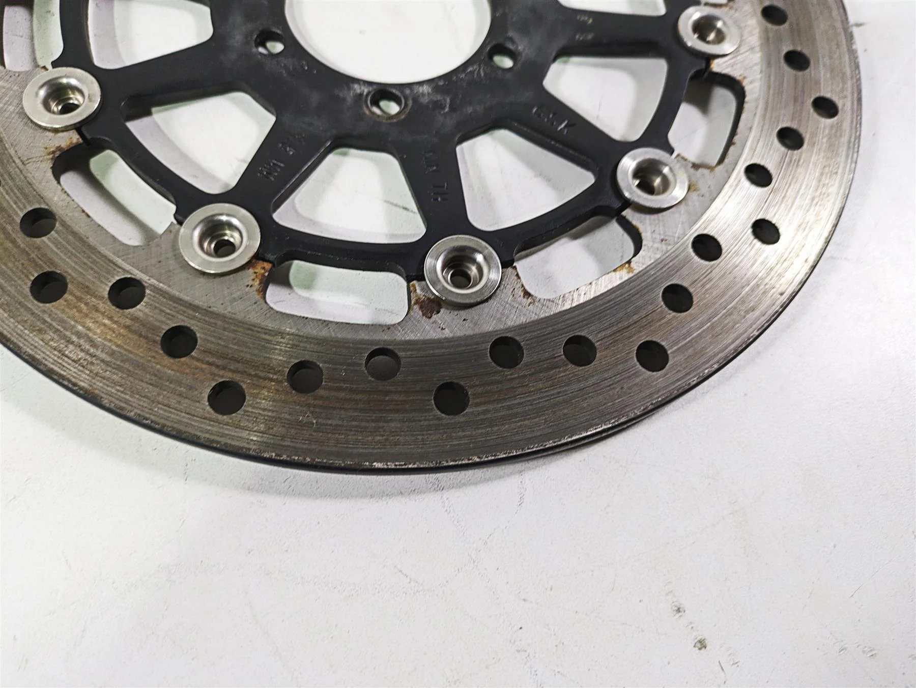 2018 Indian Chieftain Dark Horse Front Brake Disc Rotor Set 1911624 - Image 9