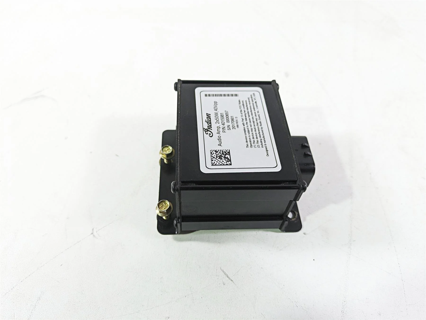 2018 Indian Chieftain Dark Horse Saddlebag Amp Amplifier Audio Module 4015981 - Image 4