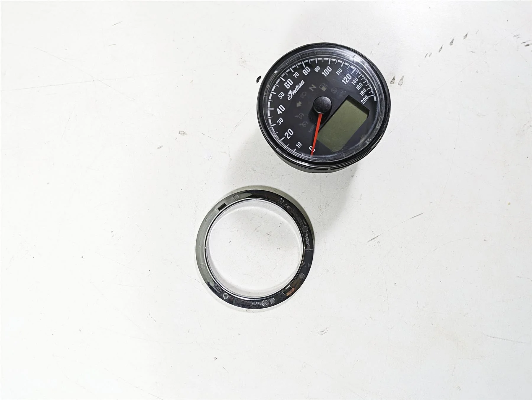 2018 Indian Chieftain Dark Horse Speedometer Speedo Gauge Instrument 29K 3280722 - Image 4