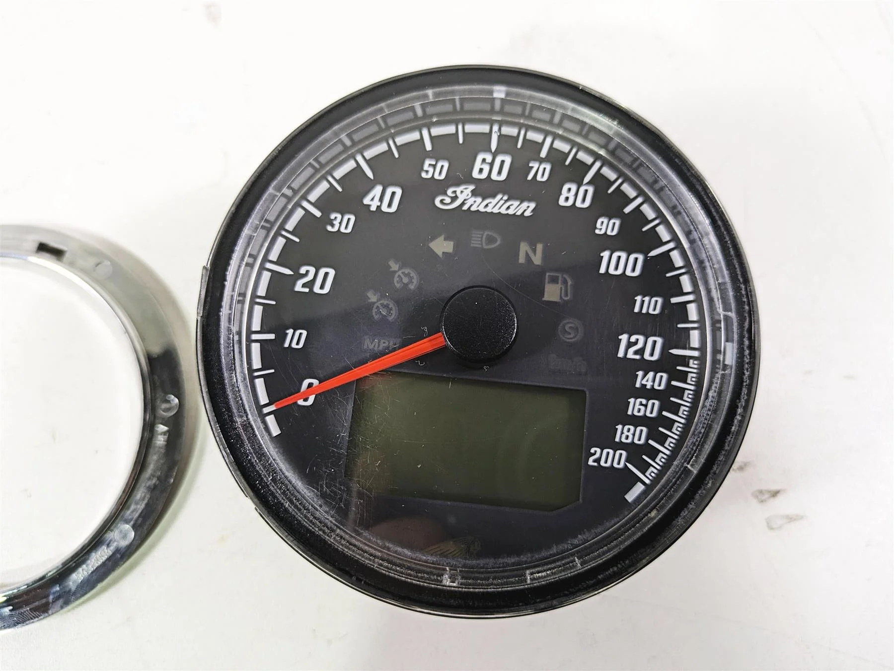 2018 Indian Chieftain Dark Horse Speedometer Speedo Gauge Instrument 29K 3280722 - Image 5