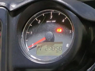 2018 Indian Chieftain Dark Horse Tachometer Tacho Meter Gauge 29K 3280723 - Image 2