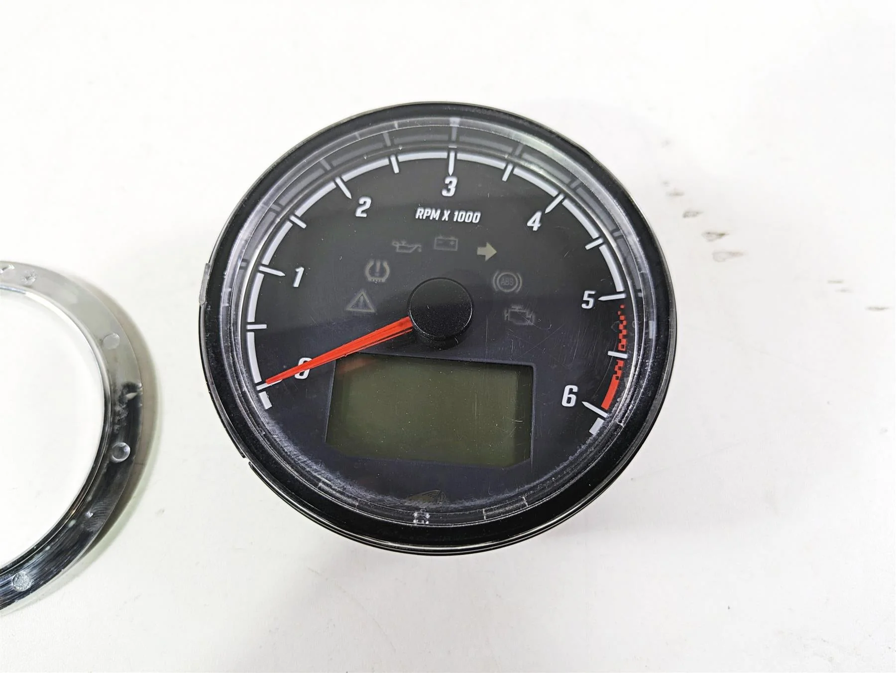 2018 Indian Chieftain Dark Horse Tachometer Tacho Meter Gauge 29K 3280723 - Image 3