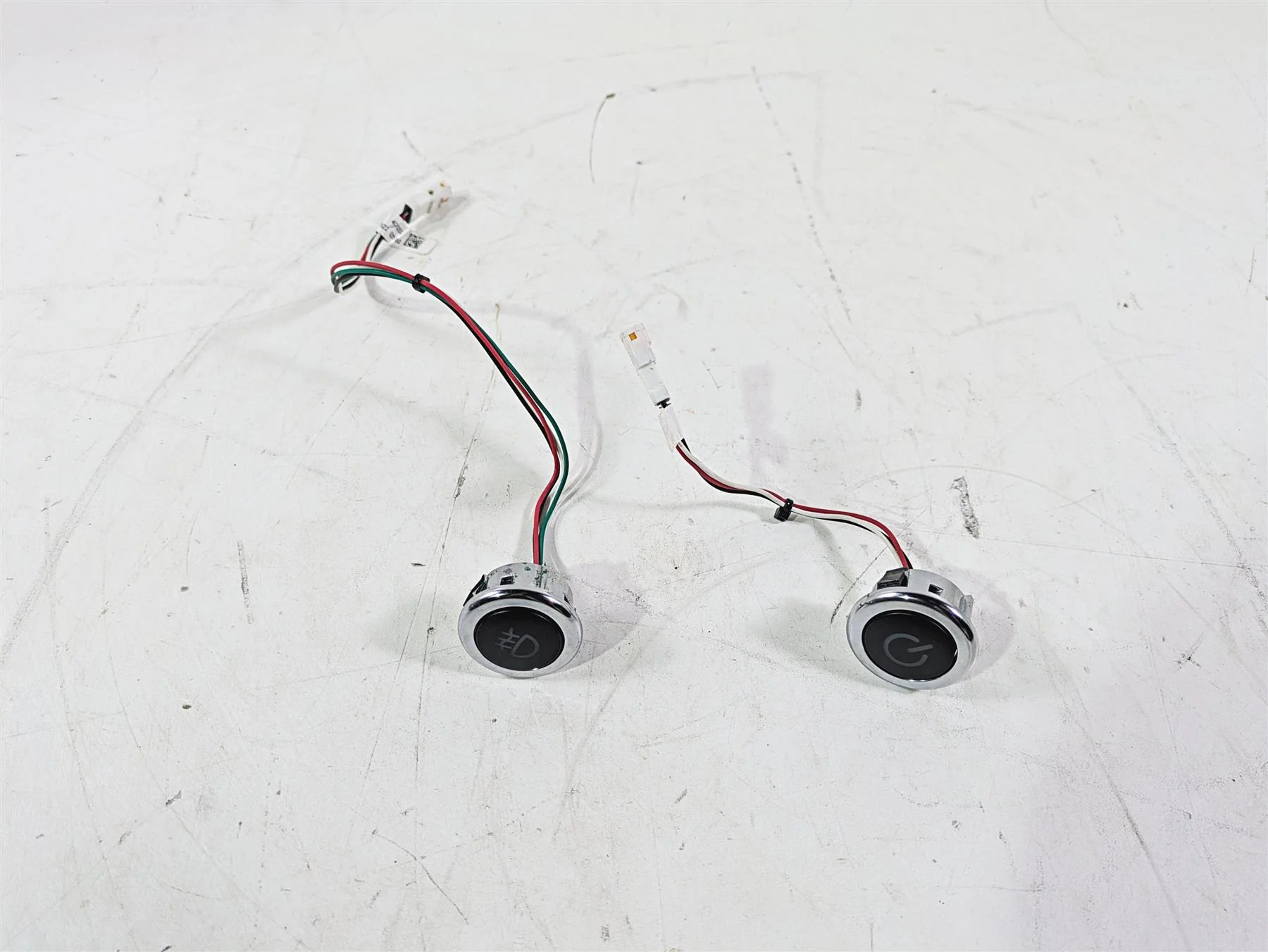 2018 Indian Chieftain Limited Power & Fog Light Push Button Knob Set 4016053