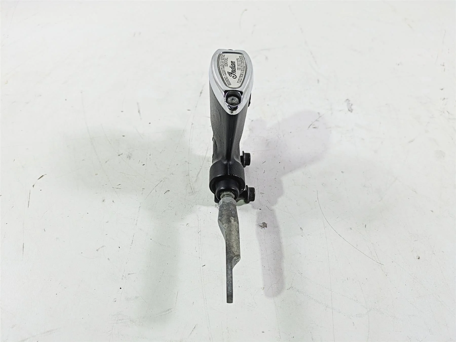 2018 Indian Chieftain Limited Rear Brake Master Cylinder Chrome Lid 1912864 - Image 3