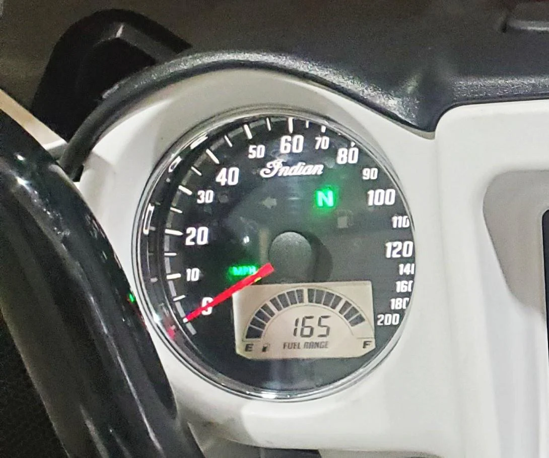 2018 Indian Chieftain Limited Speedometer Gauge Instrument Cluster 11K 3280722 - Image 2