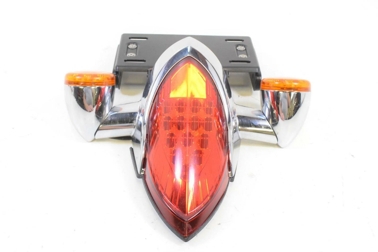 2018 Indian Roadmaster Taillight Rear Blinker Plate Holder Set 5138445-156 - Image 3