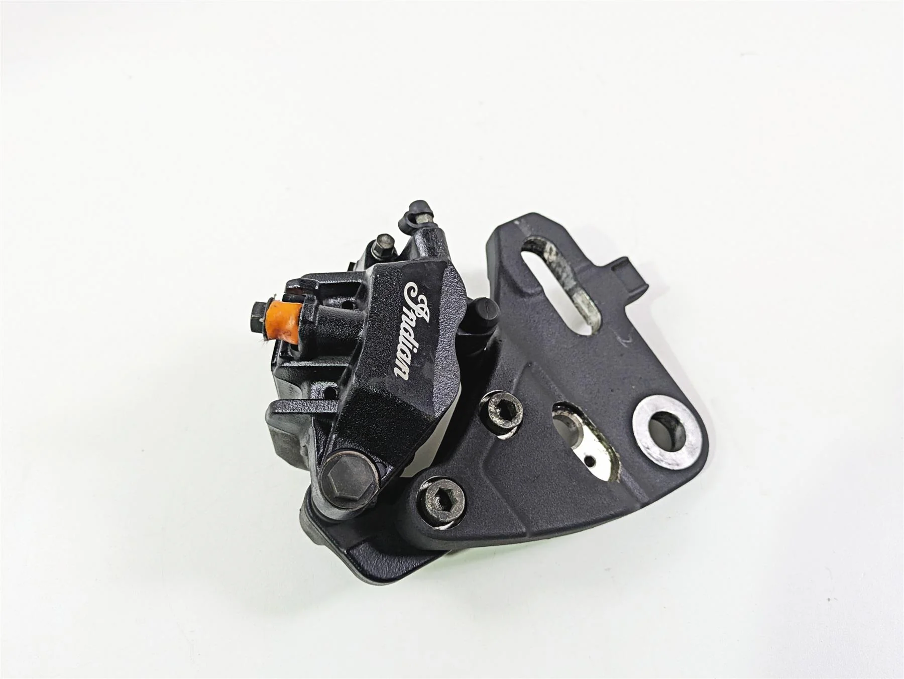 2018 Indian Springfield Dark Horse Nissin Rear Brake Caliper & Mount 1912006 - Image 2