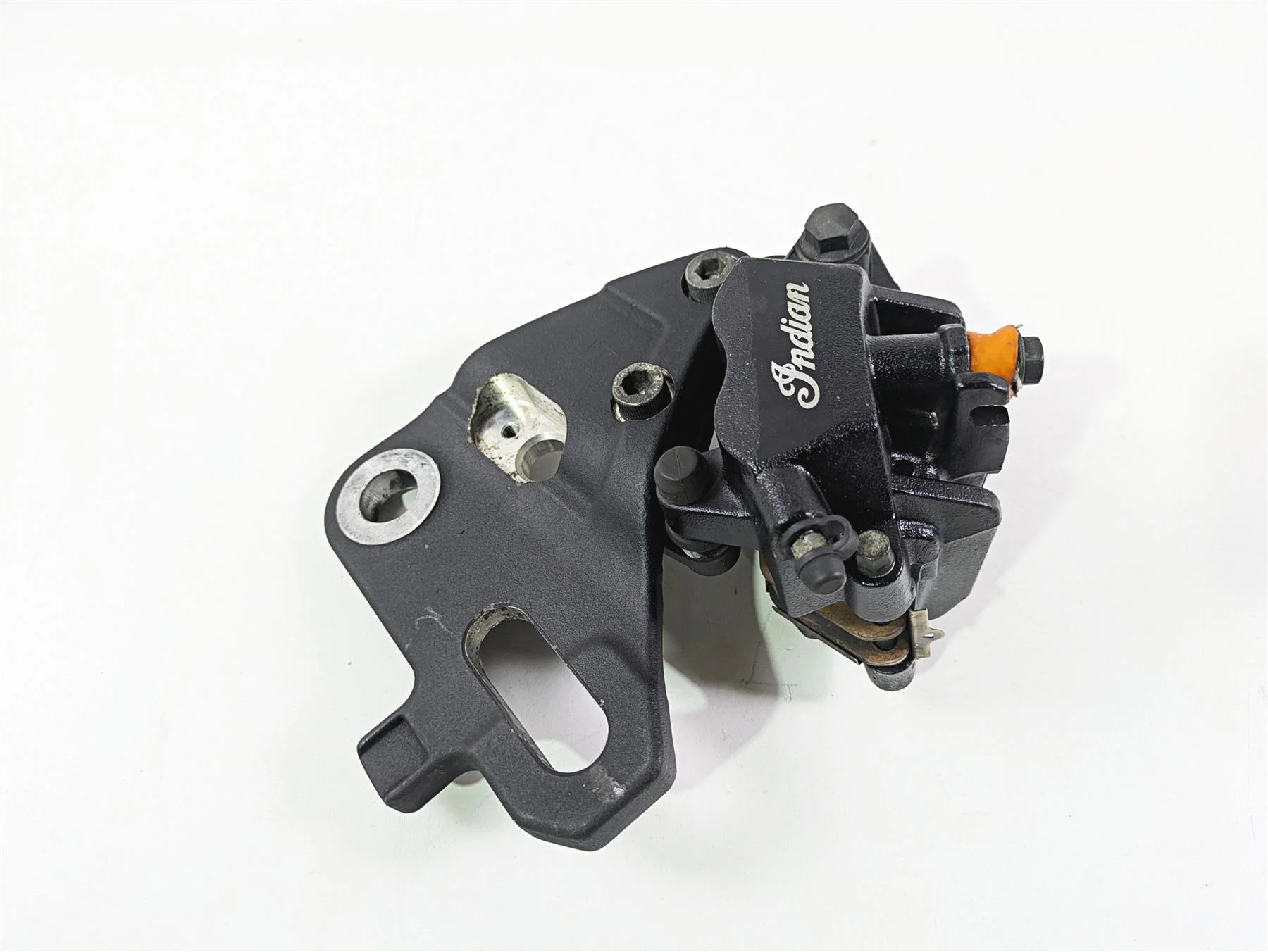 2018 Indian Springfield Dark Horse Nissin Rear Brake Caliper & Mount 1912006 - Image 4