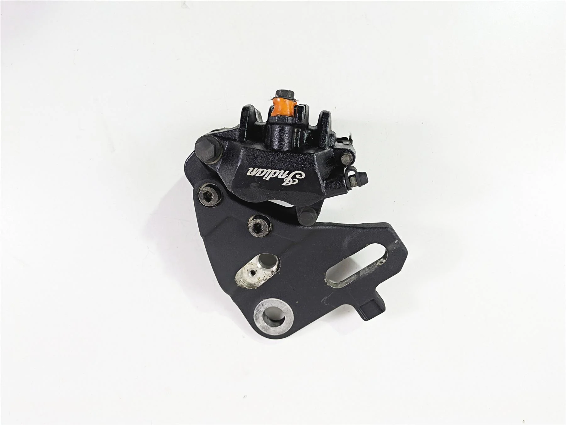 2018 Indian Springfield Dark Horse Nissin Rear Brake Caliper & Mount 1912006 - Image 5