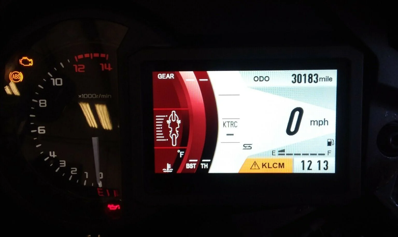 2018 Kawasaki Ninja H2 ZX1002 SX SE Speedometer Gauge Instrument - 30K 25031-077 - Image 2