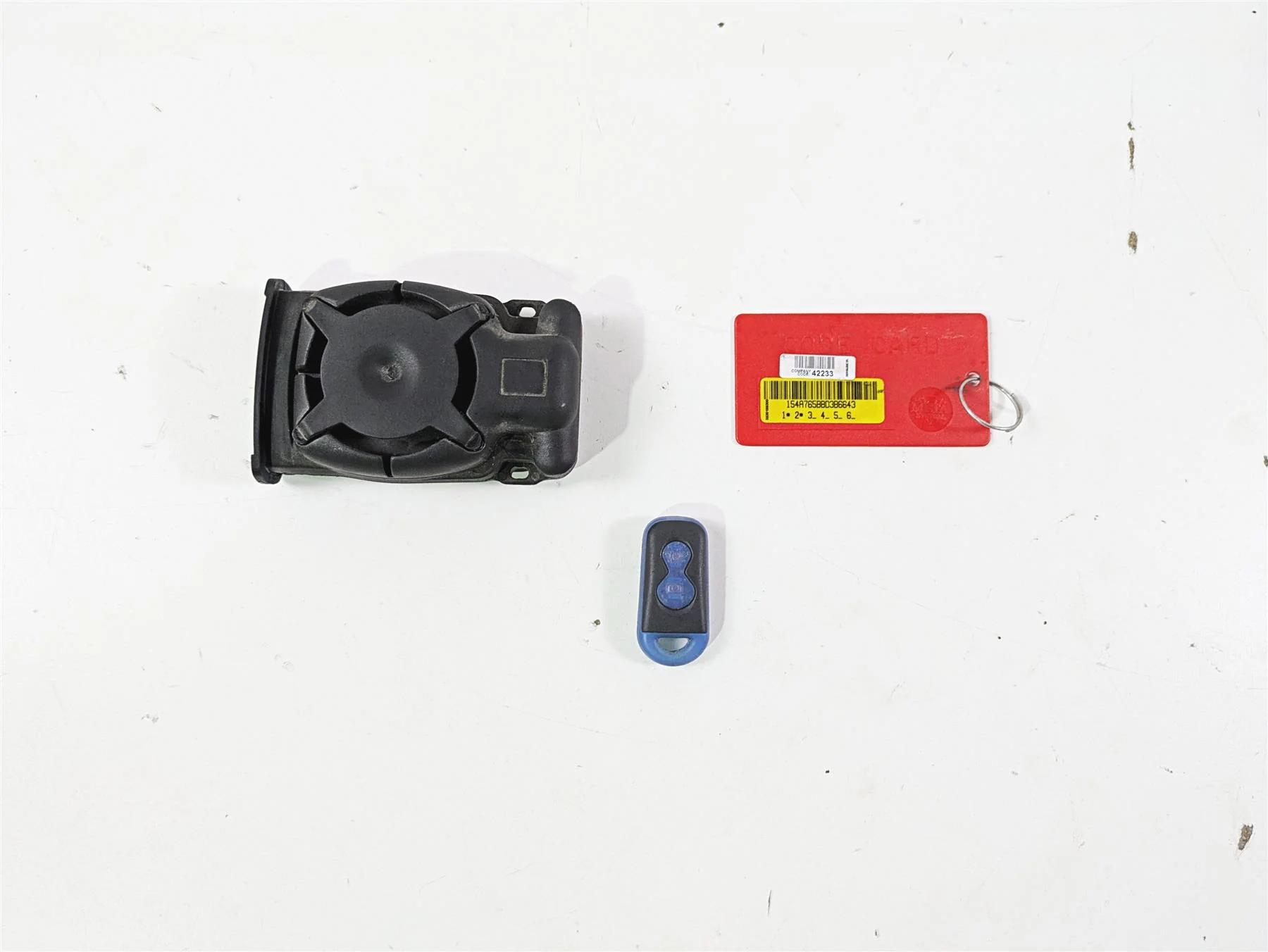 2018 KTM 1290 Super Adv S Alarm System Module & Key Fob Card Set 60112035000 - Image 4