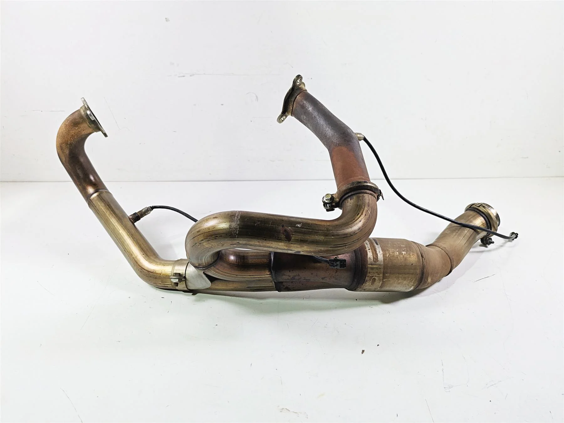 2018 KTM 1290 Super Adv S Exhaust Header Manifold Set 60705007000 60705007100 - Image 10